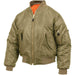 Rothco Mens Classic MA-1 Nylon Flight Jacket - Legendary USA