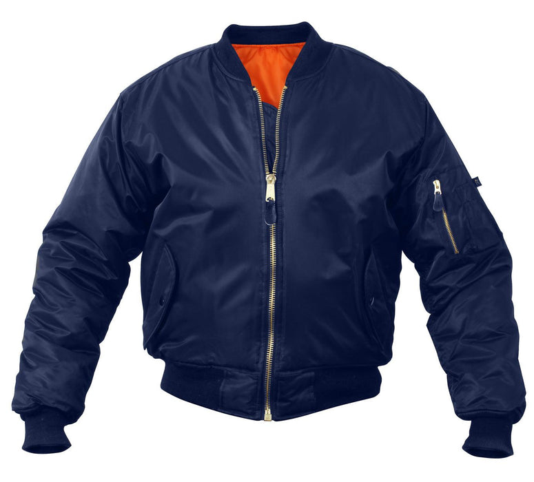 Rothco Mens Classic MA-1 Nylon Flight Jacket - Legendary USA