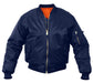 Rothco Mens Classic MA-1 Nylon Flight Jacket - Legendary USA