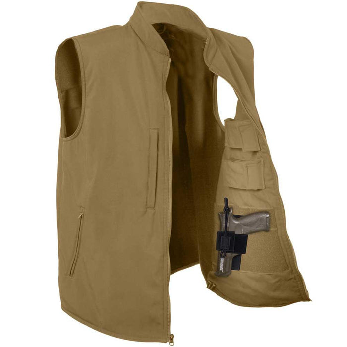 Rothco Mens Concealed Carry Soft Shell Vest - Legendary USA