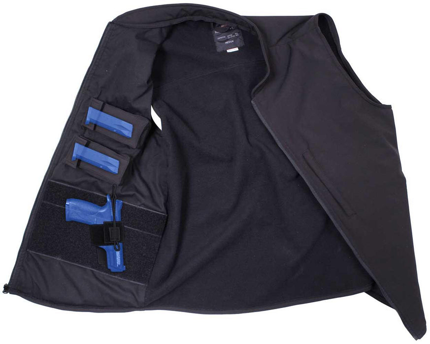 Rothco Mens Concealed Carry Soft Shell Vest - Legendary USA