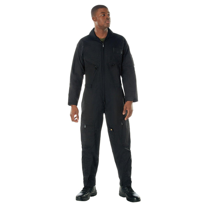 Rothco Mens CWU-27/P Military Flight Suit (Black) - Legendary USA