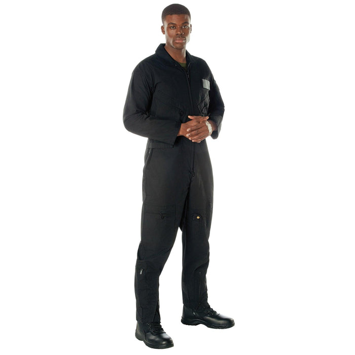 Rothco Mens CWU-27/P Military Flight Suit (Black) - Legendary USA