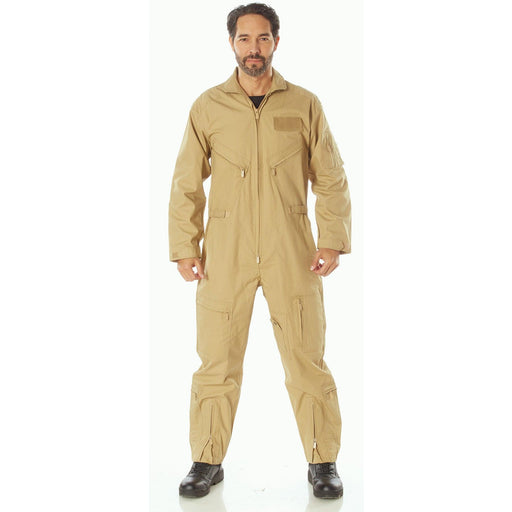 Rothco Mens CWU-27/P Military Flight Suit (Khaki) - Legendary USA