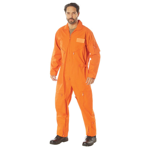 Rothco Mens CWU-27/P Military Flight Suit (Orange) - Legendary USA