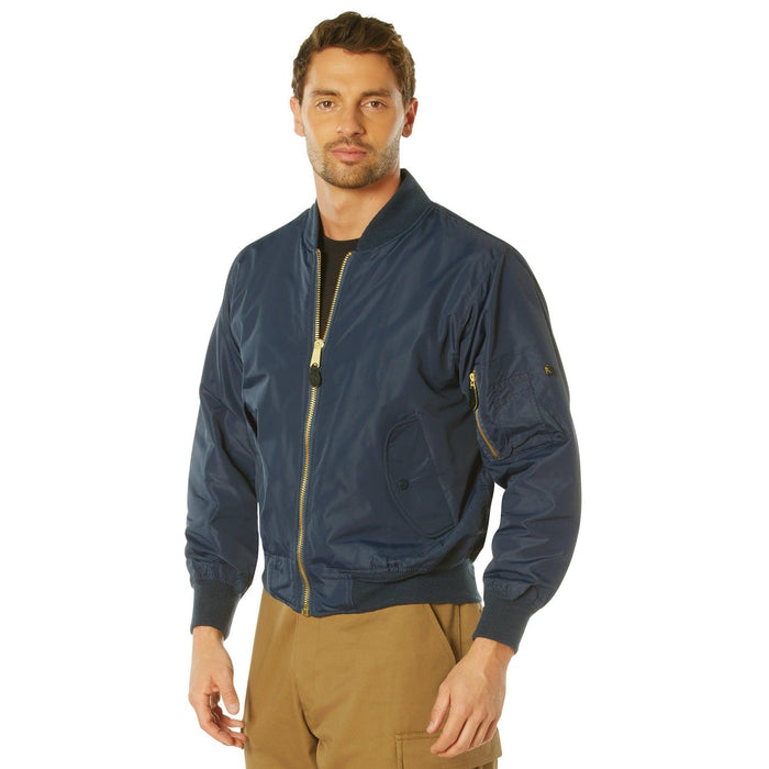 Rothco Mens Lightweight MA-1 Nylon Flight Jacket - Legendary USA