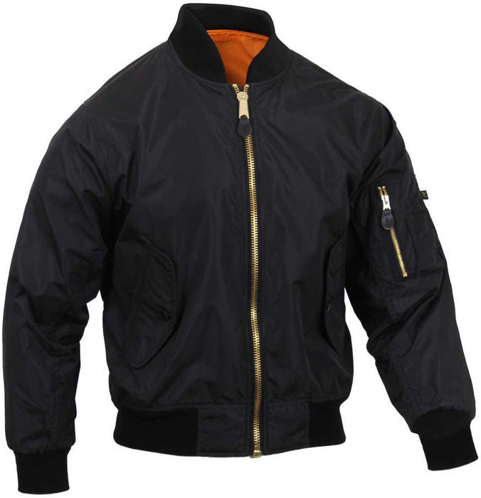 Rothco Mens Lightweight MA-1 Nylon Flight Jacket - Legendary USA