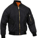 Rothco Mens Lightweight MA-1 Nylon Flight Jacket - Legendary USA