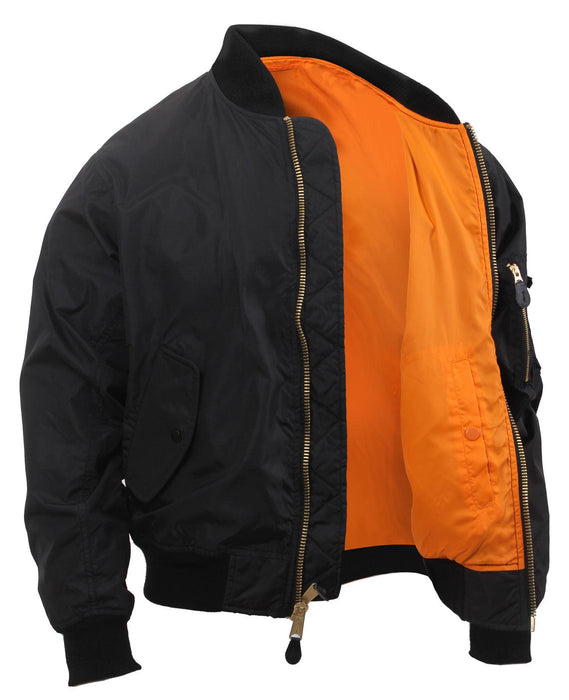 Rothco Mens Lightweight MA-1 Nylon Flight Jacket - Legendary USA