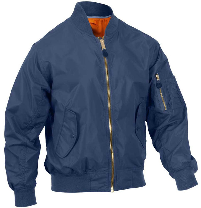 Rothco Mens Lightweight MA-1 Nylon Flight Jacket - Legendary USA