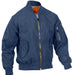 Rothco Mens Lightweight MA-1 Nylon Flight Jacket - Legendary USA