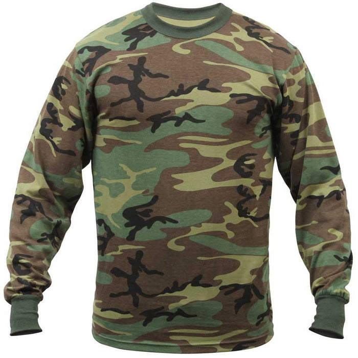 Rothco Mens Long Sleeve Tactical Camouflage Shirt - Legendary USA