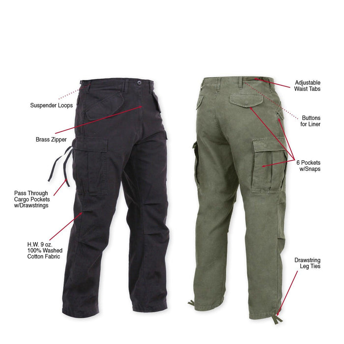 Rothco Mens Military M-65 Pants - Legendary USA