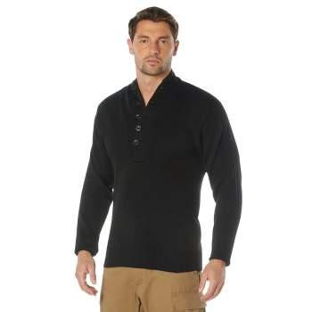 Rothco Mens Military Style 5 Button Sweater - Legendary USA