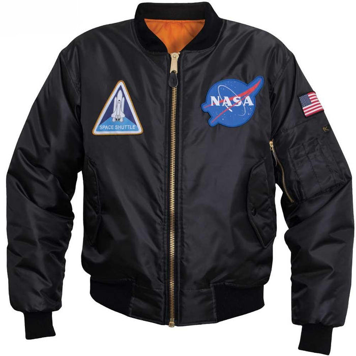 Rothco Mens NASA MA-1 Flight Jacket - Legendary USA