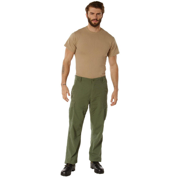 Rothco Mens Vintage Vietnam Rip-Stop Fatigue Pants - Legendary USA