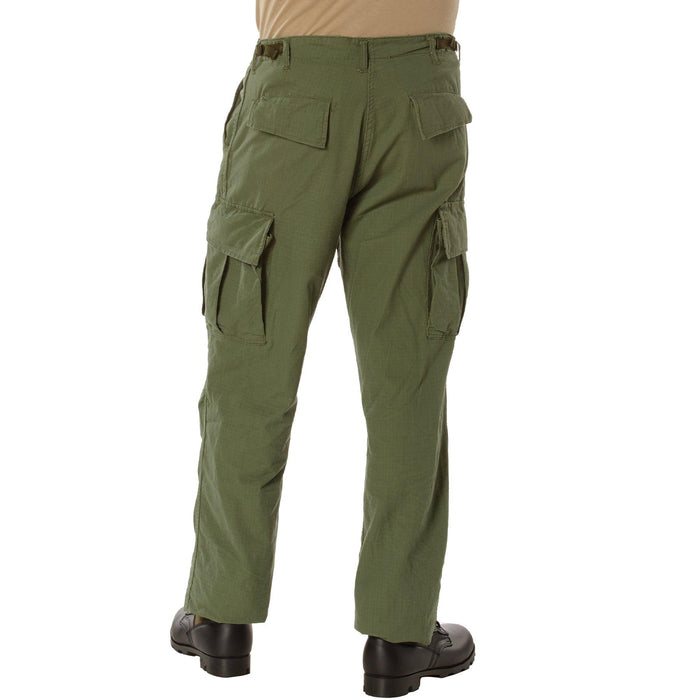 Rothco Mens Vintage Vietnam Rip-Stop Fatigue Pants - Legendary USA