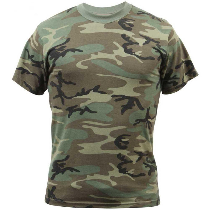 Rothco Mens Vintage Washed Camouflage T-Shirt - Legendary USA