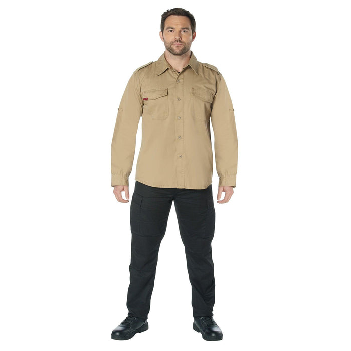 Rothco Mens Vintaged Fatigue Shirt - Legendary USA