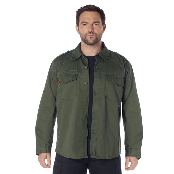 Rothco Mens Vintaged Fatigue Shirt - Legendary USA