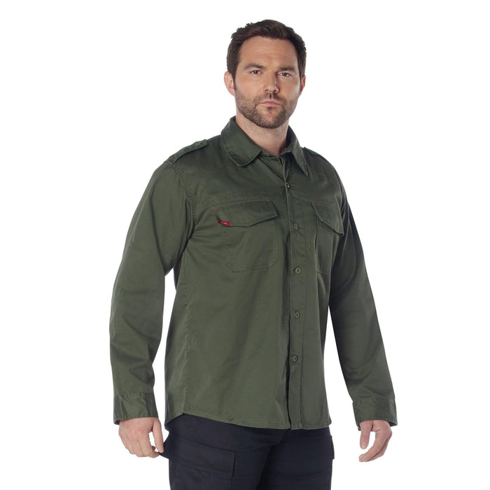 Rothco Mens Vintaged Fatigue Shirt - Legendary USA