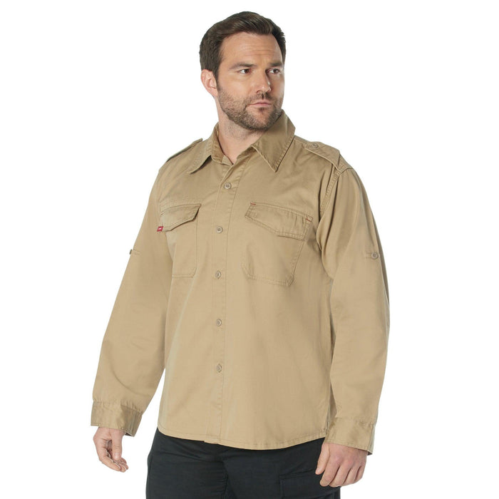 Rothco Mens Vintaged Fatigue Shirt - Legendary USA