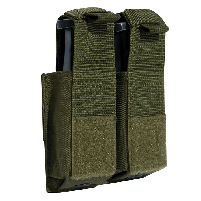 Rothco MOLLE Double Pistol Mag Pouch With Insert - Legendary USA