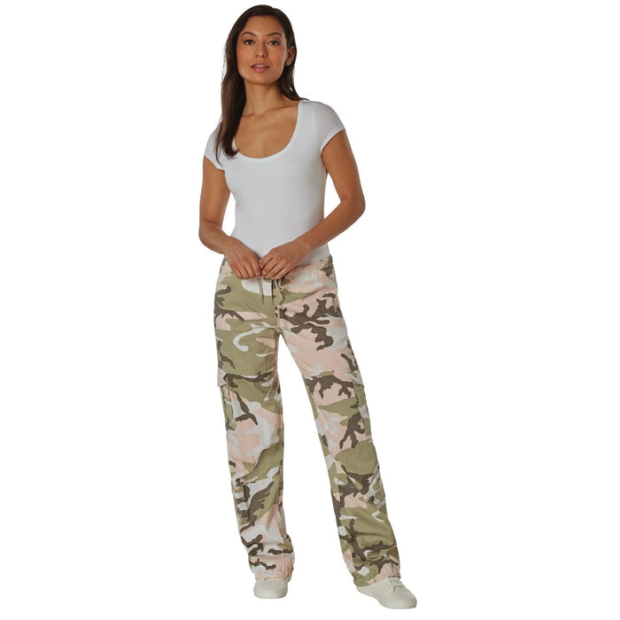 Rothco Womens Camo Vintage Paratrooper Cargo Pants - Legendary USA