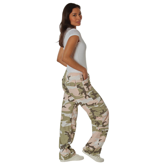 Rothco Womens Camo Vintage Paratrooper Cargo Pants - Legendary USA