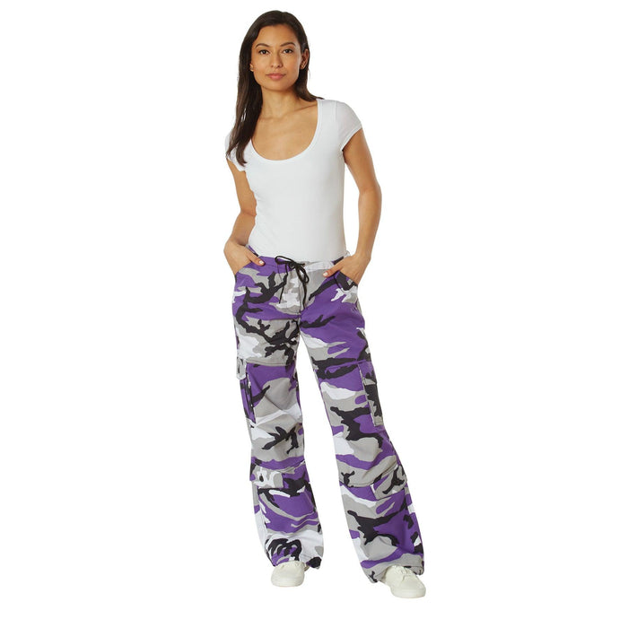 Rothco Womens Color Camouflage Paratrooper Fatigue Pants - Legendary USA