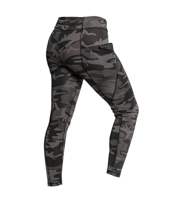 Rothco Womens Workout Performance Camo Leggings With Pockets - Legendary USA