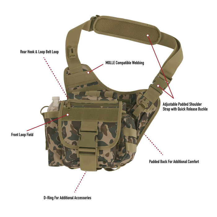 Rothco X Bear Archery Fred Bear Camo Advanced Tactical Bag - Legendary USA