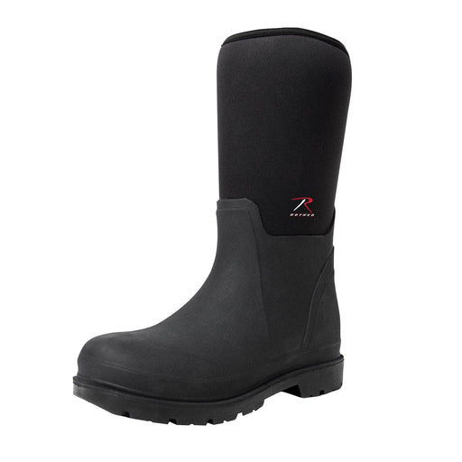 Storm & Waterproof Rubber Boots by Rothco - Black - 14.5 Inch - Legendary USA