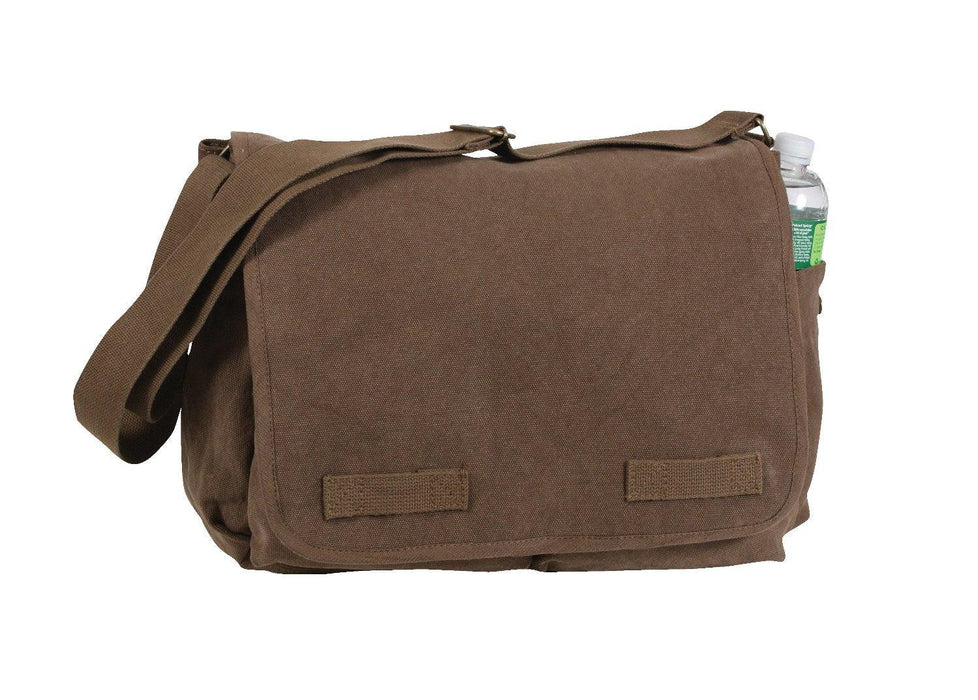 Vintage Washed Canvas Messenger Bag by Rothco - Legendary USA