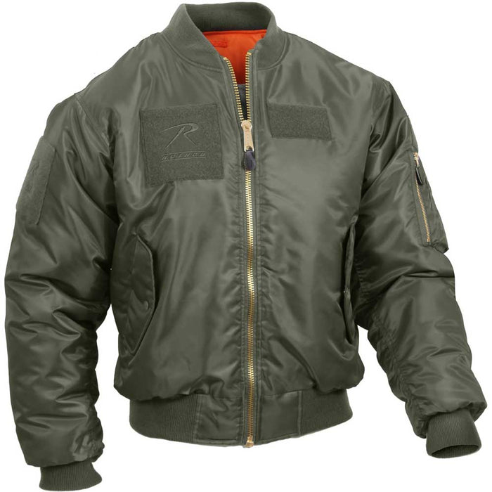 Mens MA-1 Flight Jacket with Patches