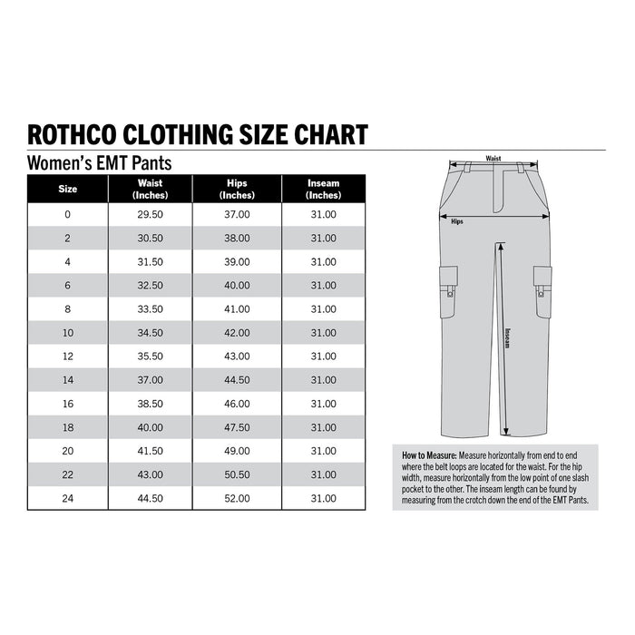 Women's EMT (Emergency Medical Technician) Pants - Navy Blue by Rothco